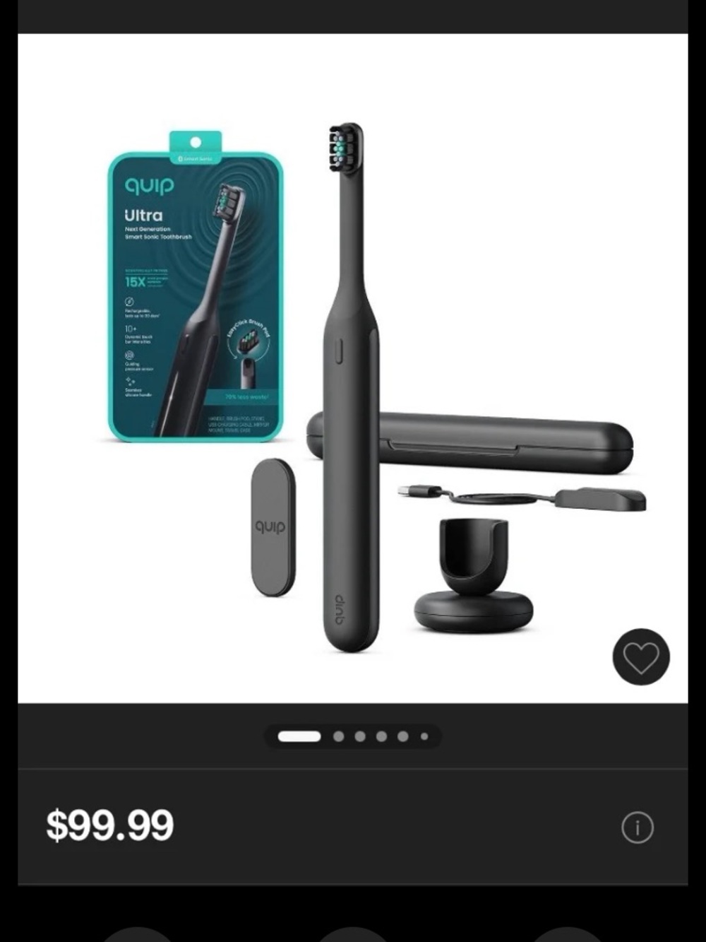 New Quip Ultra Sonic Toothbrush